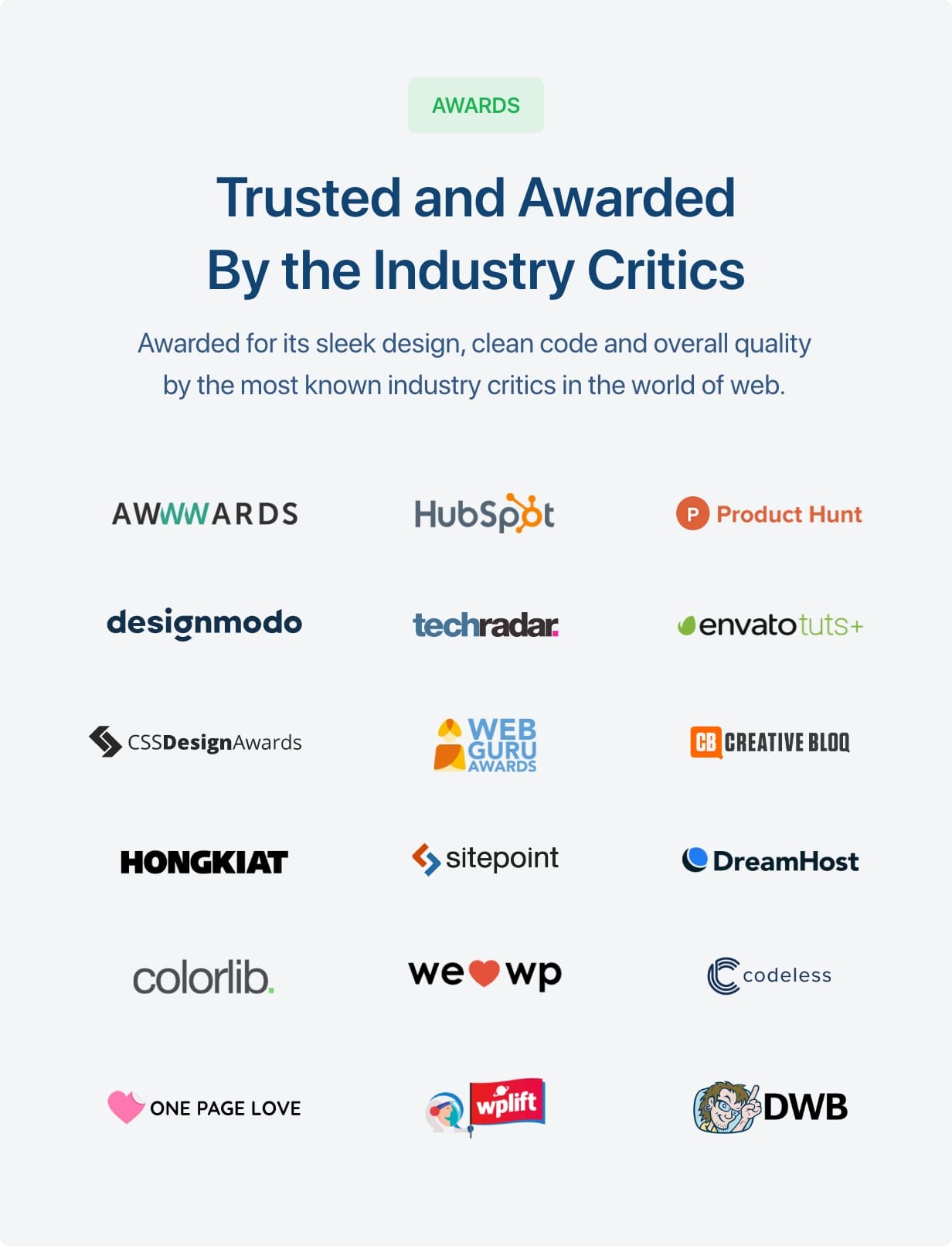 Trusted and Awarded By the Industry Criticts