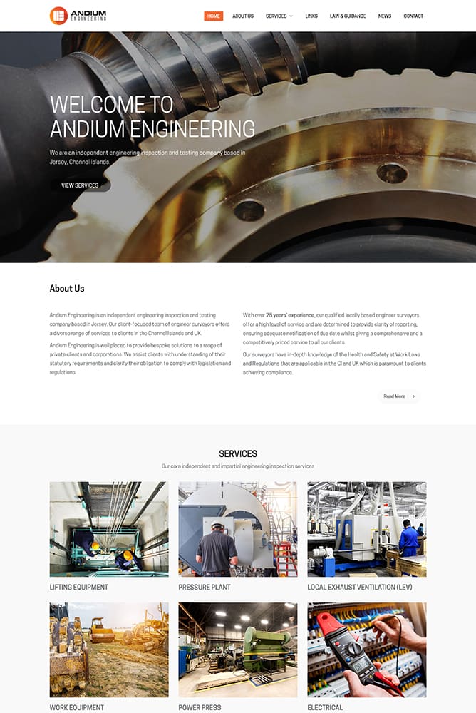 Engineering Inspection Testing Services Andium Engineering