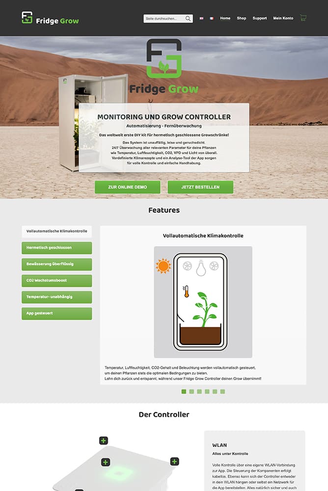 Fridge Grow Shop – Hersteller und Online Shop für Pflanzenkultivierung