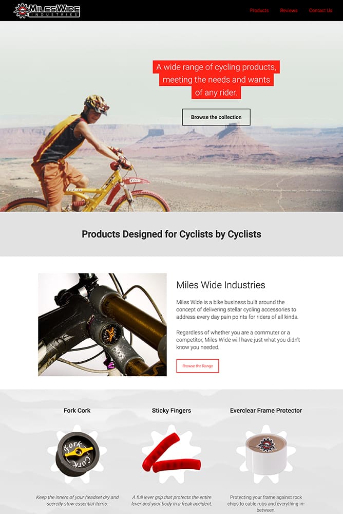 Miles Wide Industries Australia – Products Designed for Cyclists by Cyclists