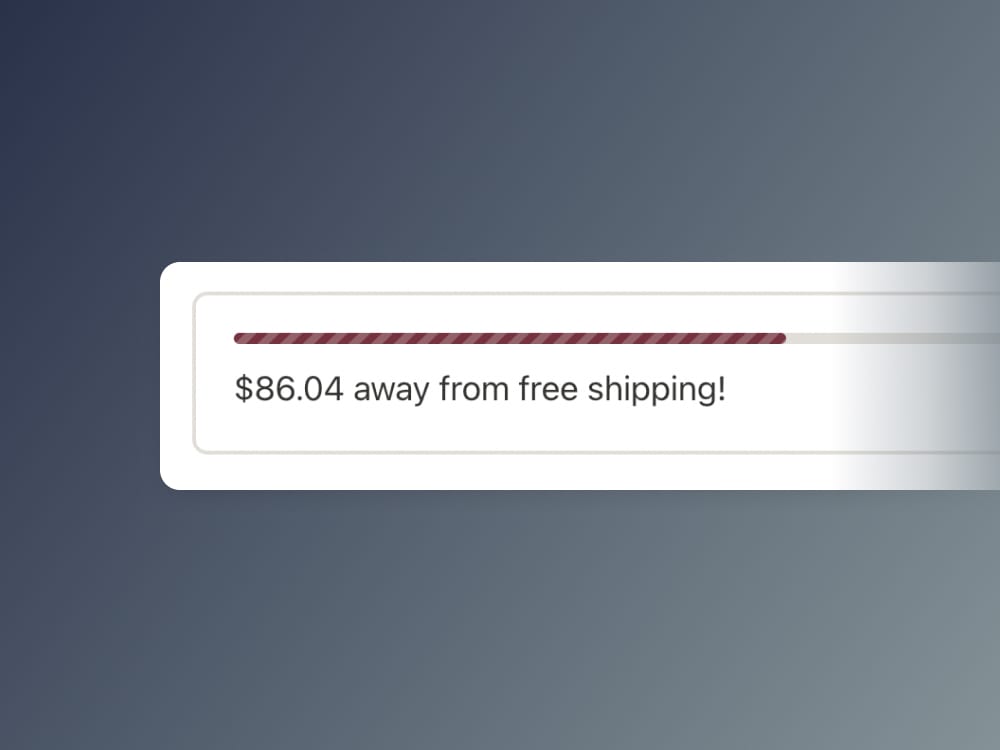 free shipping bar